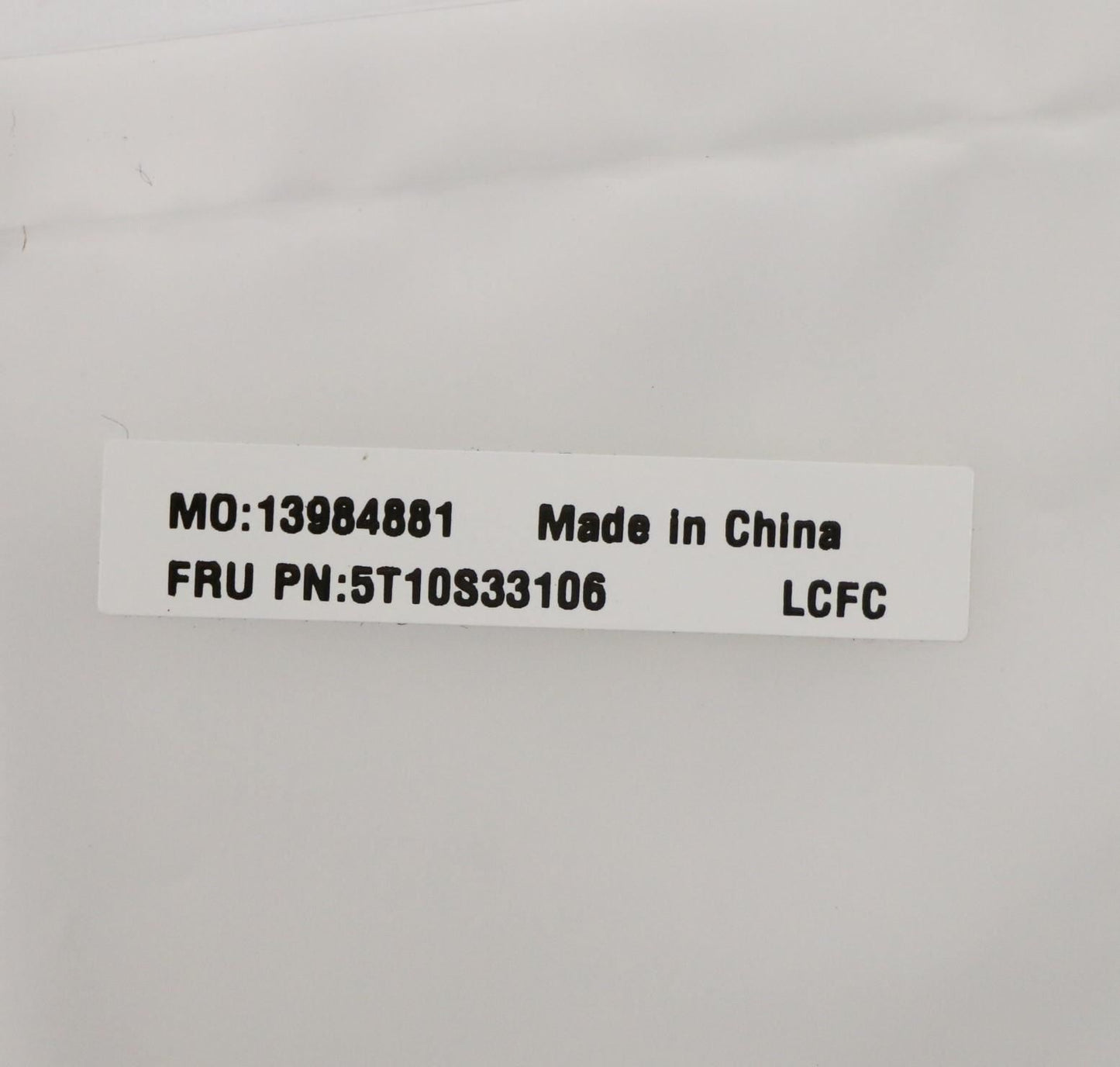 Lenovo 5T10S33106 TAPE MYLAR L 81Y8 for KB BRK