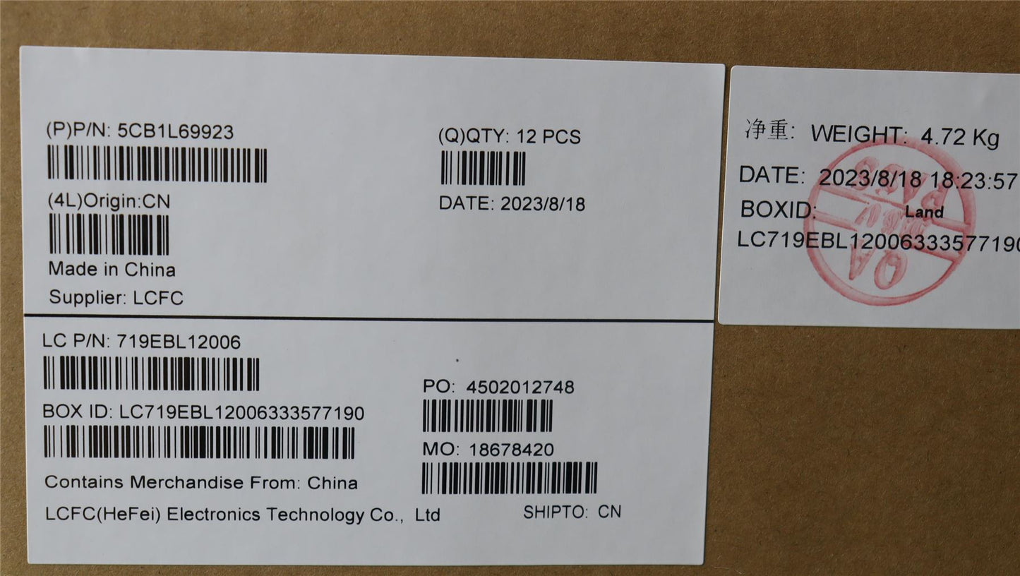 Lenovo Keyboard L82YQ Assy ITA 5CB1L69923