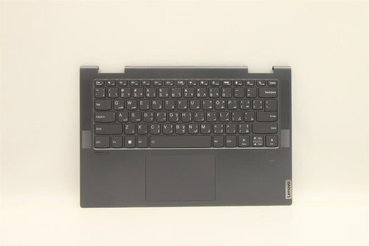 Lenovo IdeaPad 7 14ACN6 Palmrest Cover Touchpad Keyboard Arabic 5CB1D12419