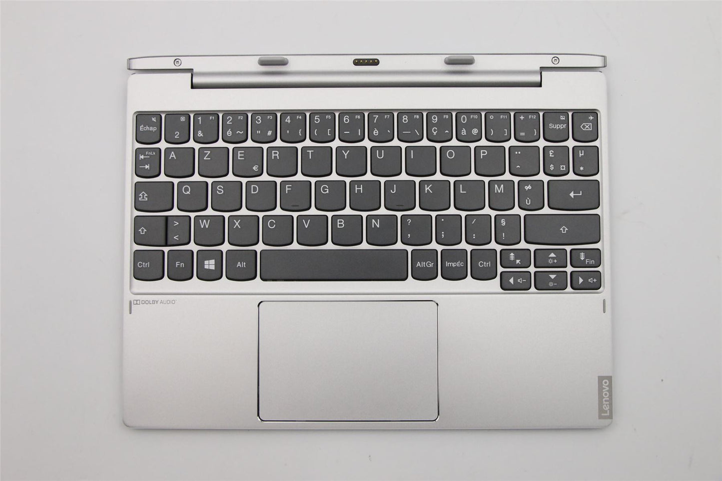 Lenovo IdeaPad Miix 320-10ICR Dock Keyboard Palmrest Touchpad Silver 5N20N61787