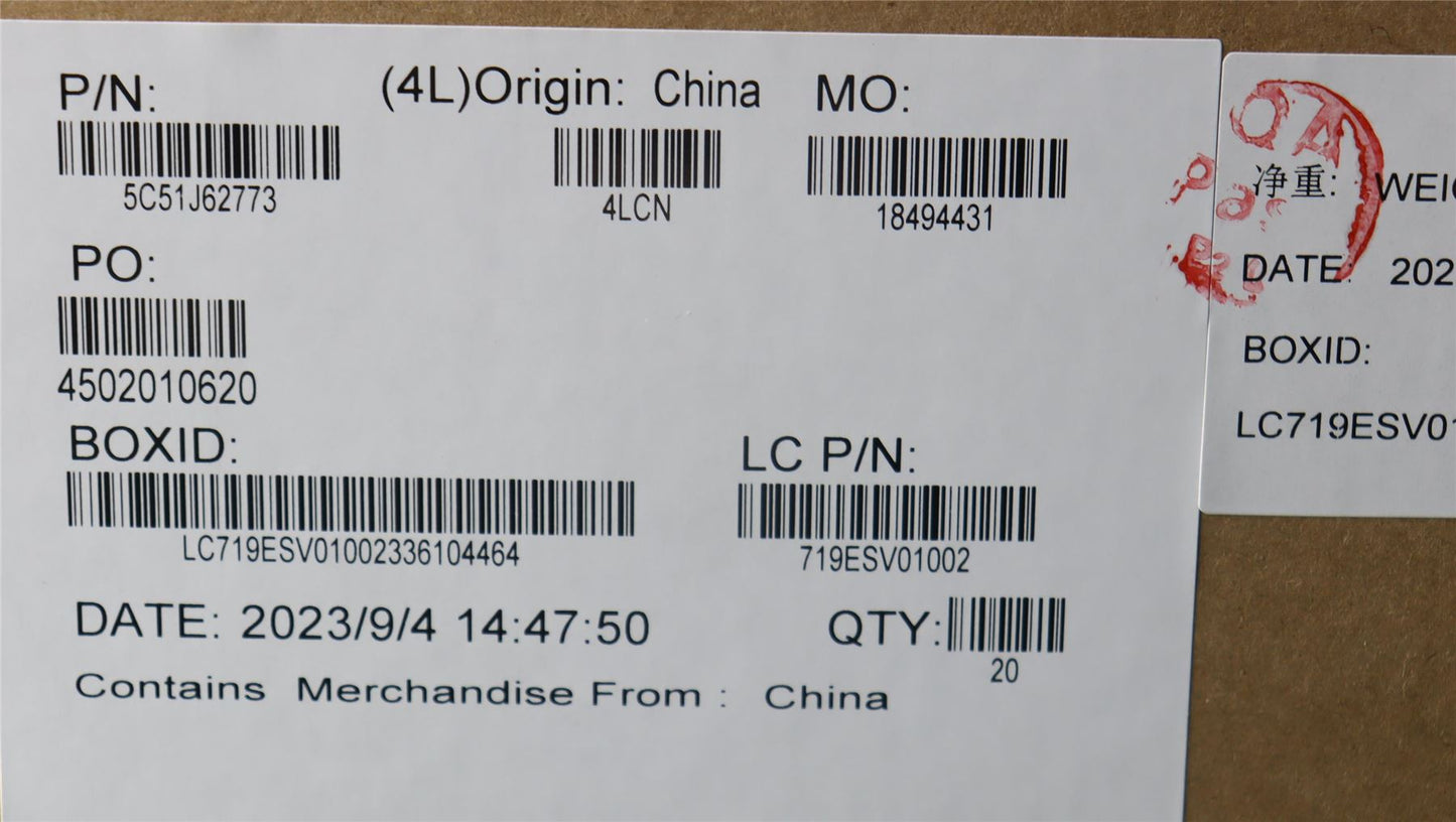 Lenovo FRU PCBA PWR/B NSF262 KT4D2 5C51J62773