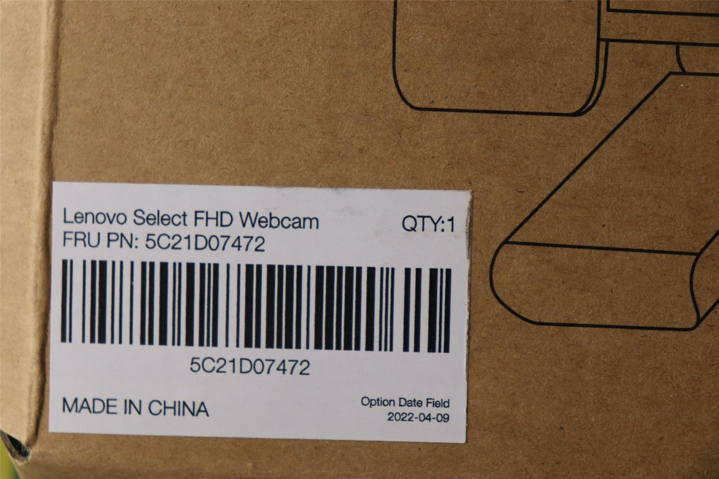 Lenovo FRU for Select FHD Webcam 5C21D07472