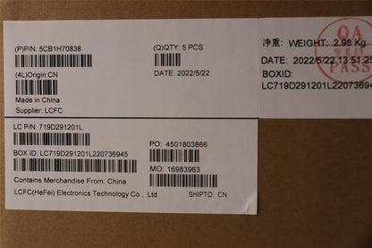 Lenovo IdeaPad 7 14IAP7 Palmrest Cover Touchpad Keyboard US Euro 5CB1H70838