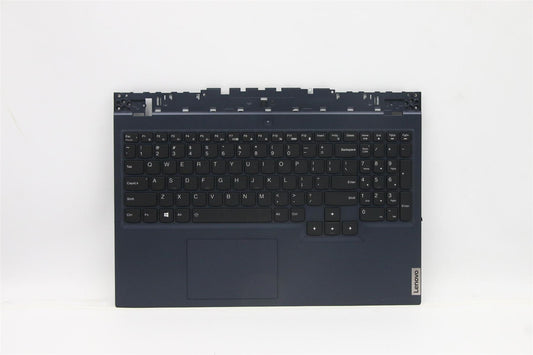 Lenovo Legion 5-15ACH6H Palmrest Touchpad Cover Clavier US Bleu 5CB1C74809