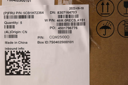 Lenovo Upper Case ASM_GER W 82R9 SB BL 5CB1H72364