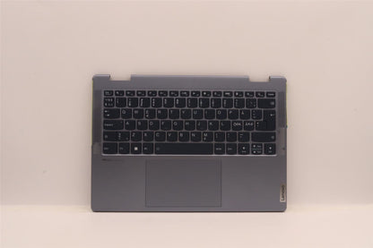 Lenovo Yoga 7 14IAL7 Palmrest Cover Touchpad Keyboard Nordic 5CB1J02439