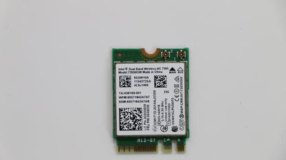 Lenovo 7265 2x2AC+BT WiFi WLAN M.2 PCIe PCI Intel Board 20200609