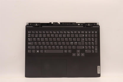 Lenovo IdeaPad 3 16IAH7 Palmrest Cover Touchpad Keyboard Nordic Black 5CB1J09562