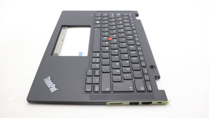 Lenovo ThinkPad X13 Gen 4 Keyboard Palmrest Top Cover Norwegian Black 5M11L64145
