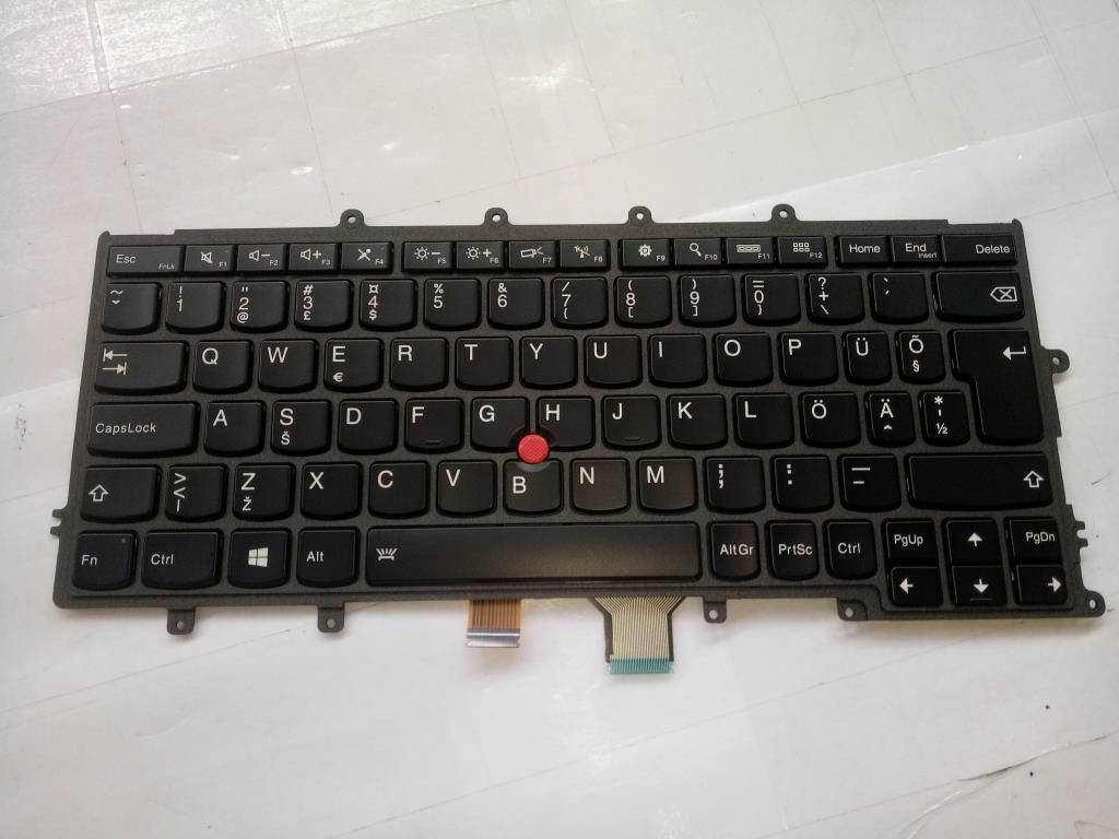 Genuine Lenovo ThinkPad X260 Keyboard Estonian Black Backlit 01AV537