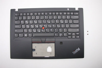 Lenovo ThinkPad T490s Keyboard Palmrest Top Cover Greek Black Backlit 02HM286