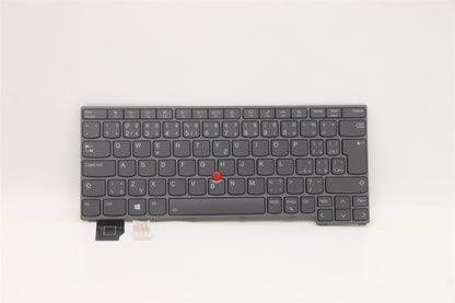 Lenovo ThinkPad X13 Gen 2 Keyboard Czech Slovakian Grey Backlit 5N21A21992