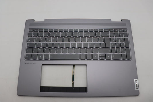Lenovo Yoga 7 16IRL8 Keyboard Palmrest Top Cover French Arctic Grey 5CB1L39197