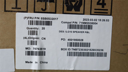 Lenovo LOQ 15IRH8 LOQ 15APH8 Speaker Speakers 5SB0S32017