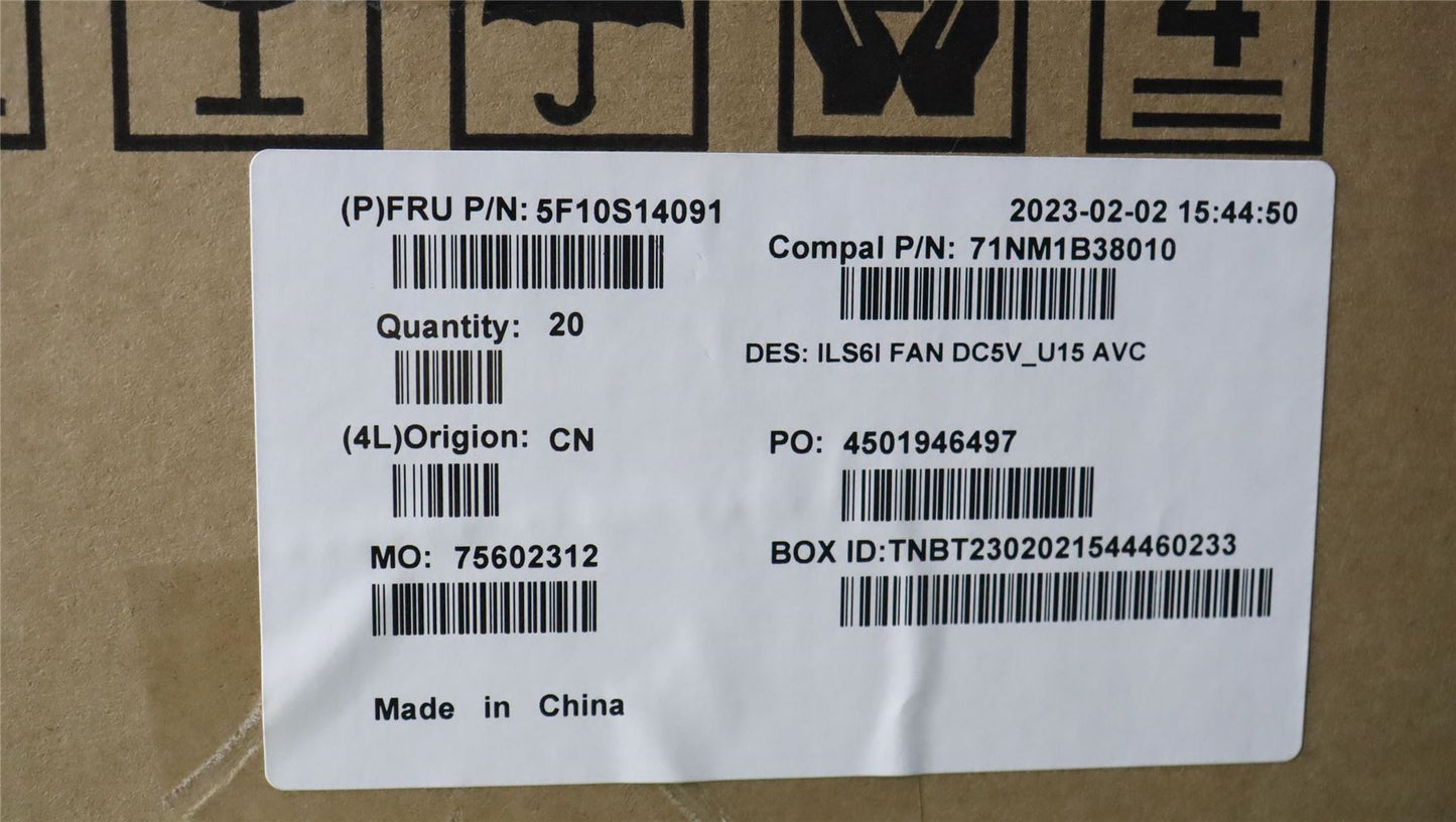 Lenovo Slim 5 16ABR8 5 16IRL8 Cooling Fan 5F10S14091