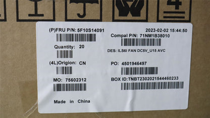 Lenovo Slim 5 16ABR8 5 16IRL8 Cooling Fan 5F10S14091