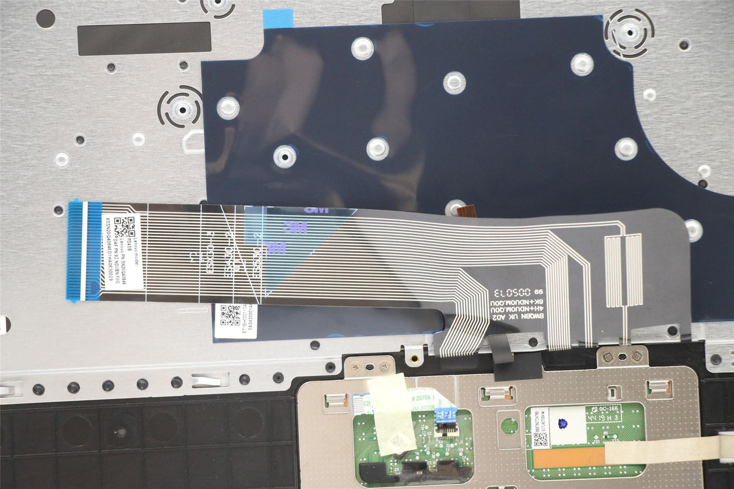 Lenovo Yoga S740-14IIL Keyboard Palmrest Top Cover German Grey 5CB0U44087