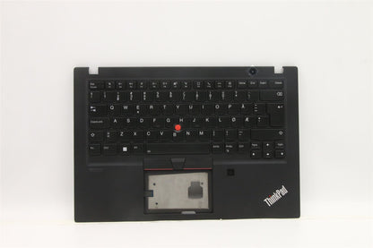 Lenovo ThinkPad T14s Keyboard Palmrest Top Cover Nordic Black Backlit 5M10Z41525