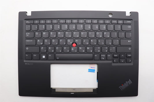 Lenovo ThinkPad X13 Gen 4 Keyboard Palmrest Top Cover Hebrew Black 5M11L86181