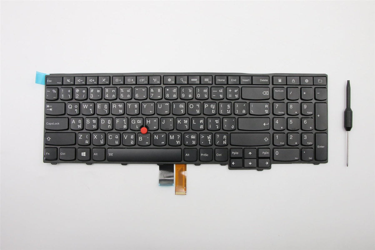 Lenovo ThinkPad T540p W540 T550 W550s W541 T560 P50s Keyboard Thai Black 04Y2421