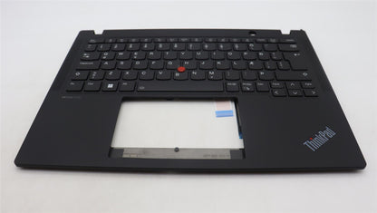 Lenovo ThinkPad X13 Gen 4 Keyboard Palmrest Top Cover Icelandic Black 5M11H94406