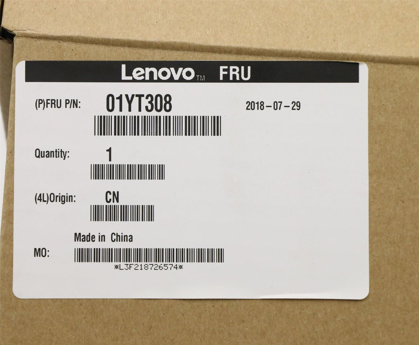 Lenovo ThinkPad T480s LCD Cover Rear Back Housing 01YT308