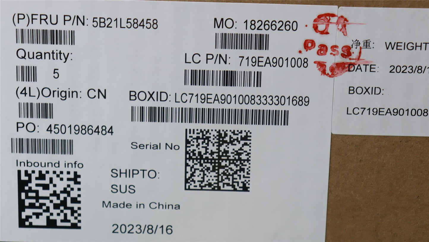 Lenovo ThinkPad P16s Gen 2 P14s Gen 4 Motherboard Mainboard DIS 16G 5B21L58458