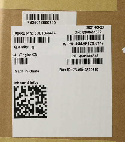 Lenovo Upper Case ASM_POR W 82HS AB 5CB1B36404