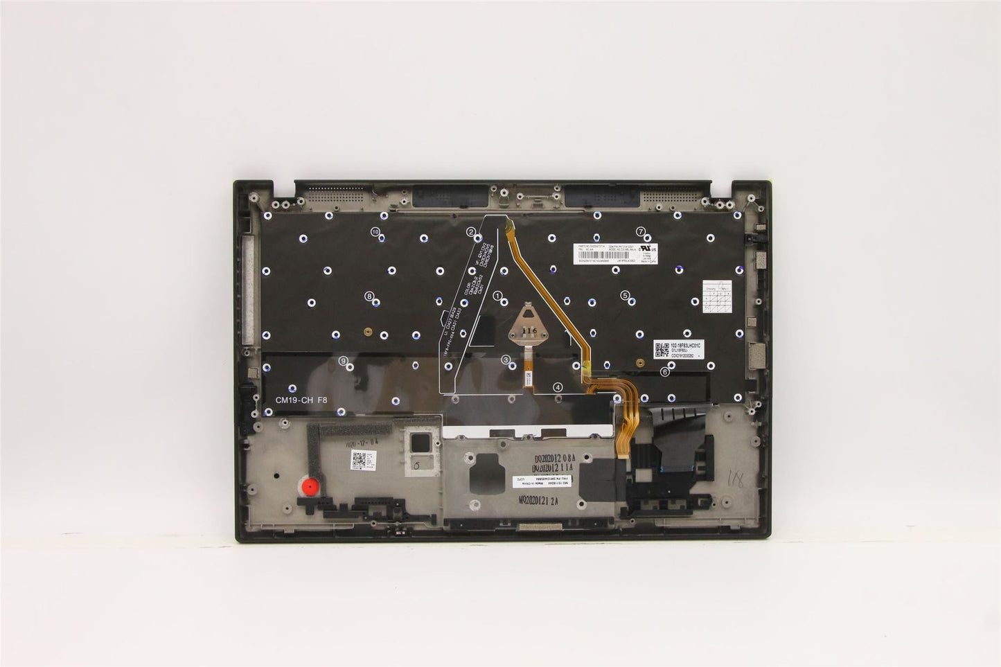Lenovo Carbon X1 7th Keyboard Palmrest Top Cover US International 5M10W85884