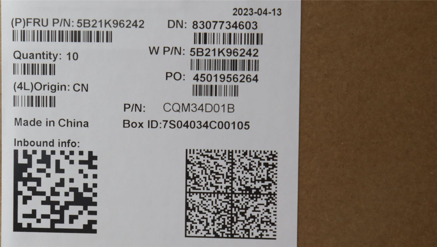 Lenovo FL R5P 7530U UMAPL WINYD YdL3YA 5B21K96242