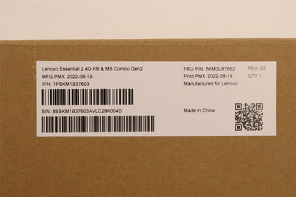 Lenovo WL KM Calliope BK RUS 5KM0U87662