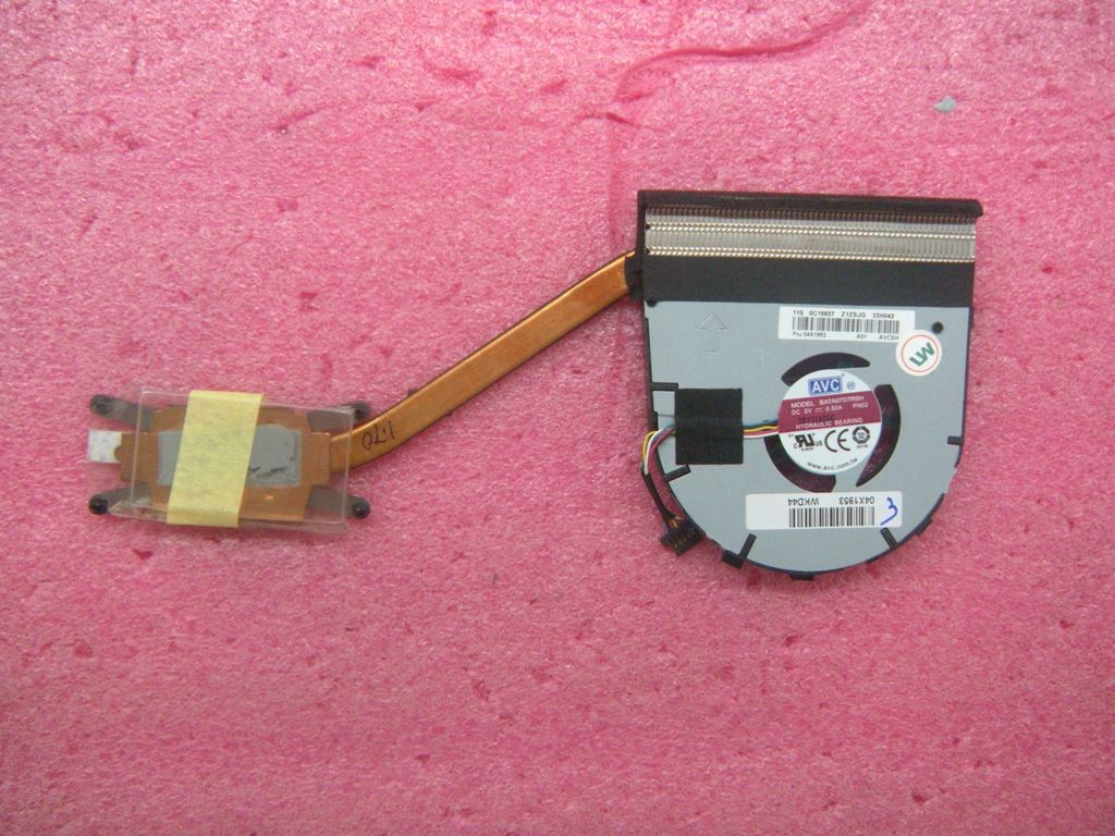 Lenovo ThinkPad S440 Thermal Heatsink Cooling Fan 04X1955