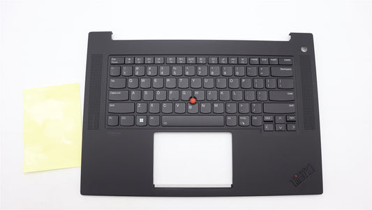Lenovo ThinkPad P1 Gen 6 Keyboard Palmrest Top Cover US Grey Backlit 5M11L88778