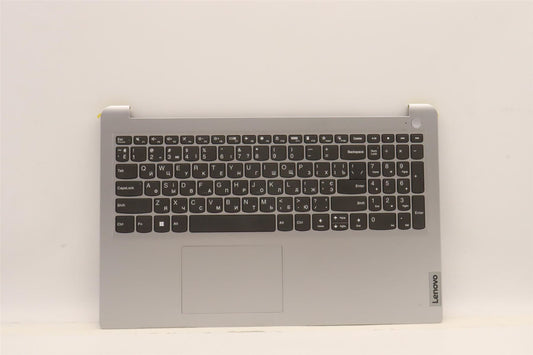 Lenovo IdeaPad 1-15ADA7 Keyboard Palmrest Top Cover UK Silver 5CB1F36654