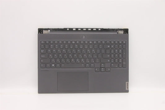 Lenovo 7 16ACHg6 Palmrest Cover Touchpad Keyboard Hebrew Storm Grey 5CB1C17316