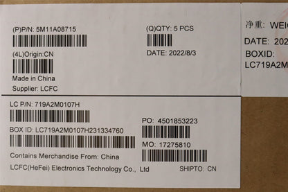 Lenovo ThinkPad T495s Keyboard Palmrest Top Cover French Black 5M11A08715