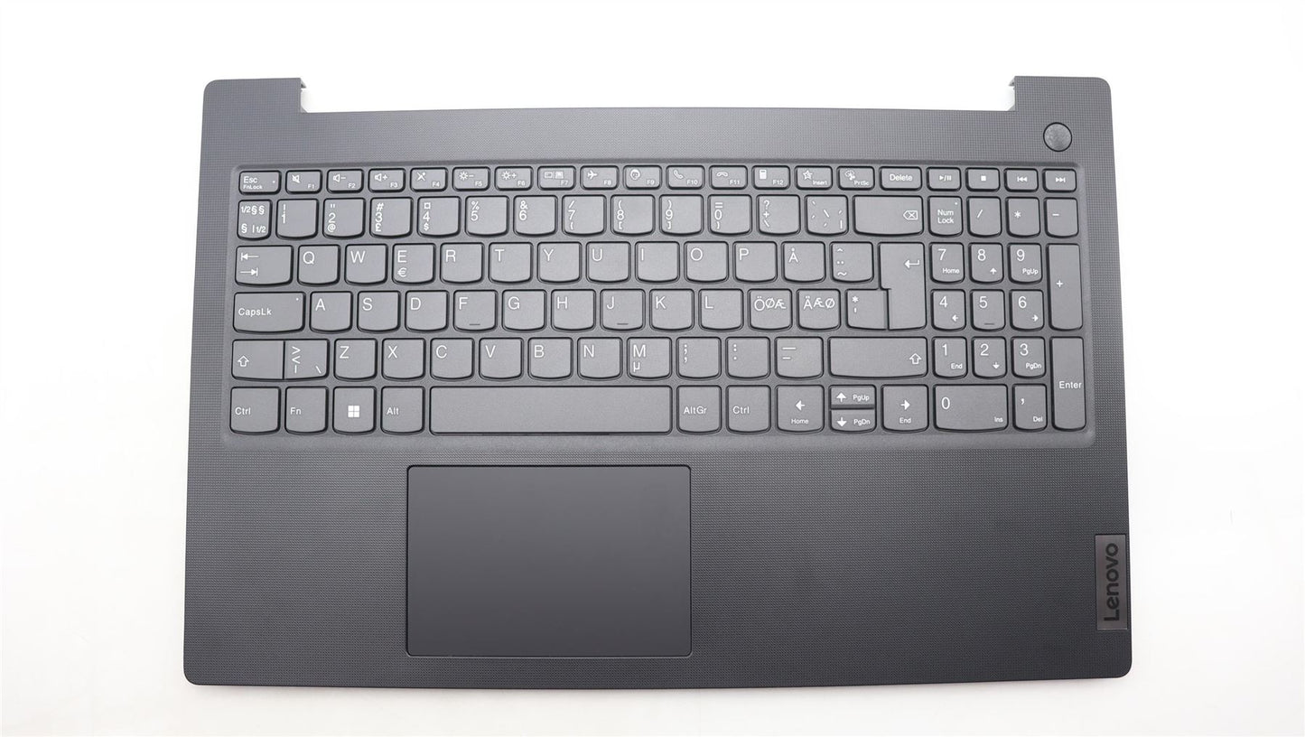 Lenovo V15 G4 IRU Palmrest Cover Touchpad Keyboard Nordic Grey 5CB1L67787