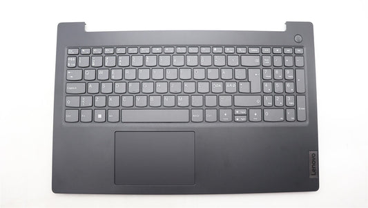 Lenovo V15 G4 IRU Palmrest Cover Touchpad Keyboard Nordic Grey 5CB1L67787