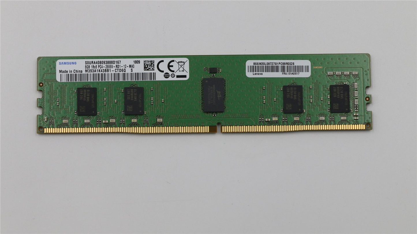 Lenovo MEMORY 8GB DDR4 2666 ECC RDIMM 01AG617