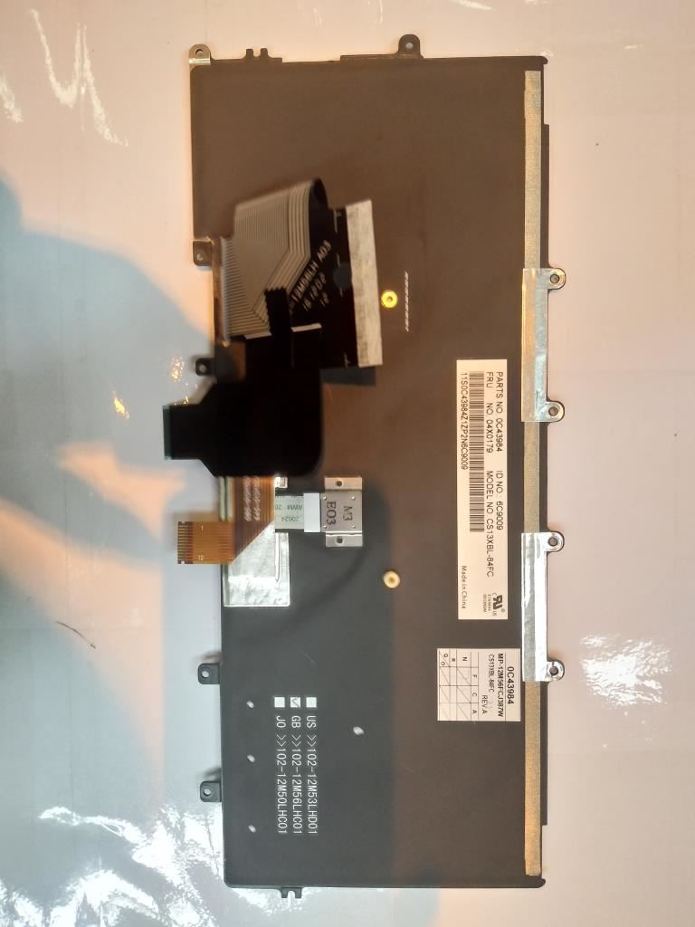 Lenovo CS13X, CFR, CHY, Backlit Canadian French Keyboard 04X0179