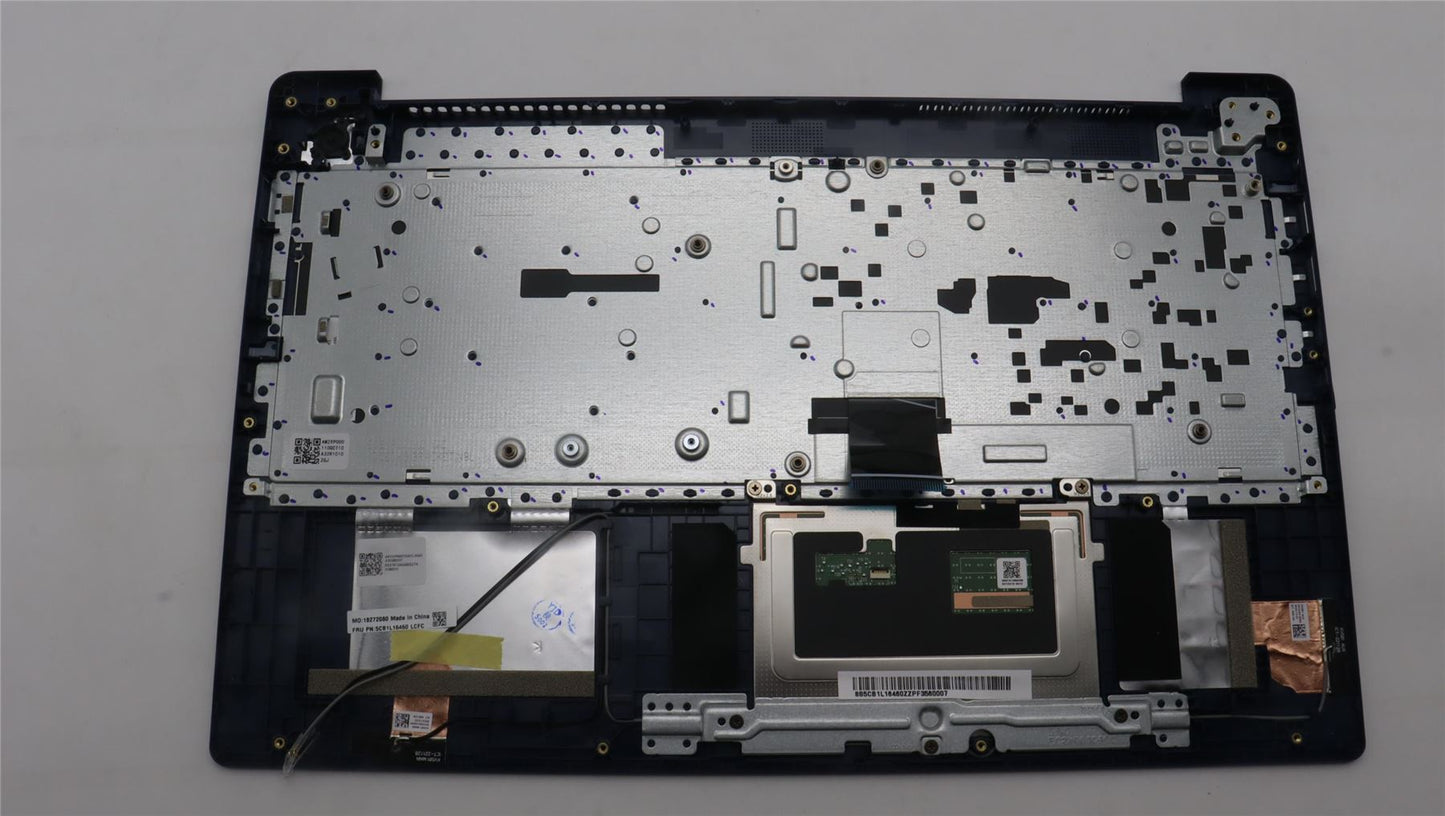 Lenovo IdeaPad 3 15AMN8 Palmrest Cover Touchpad Keyboard Abyss Blue 5CB1L16460