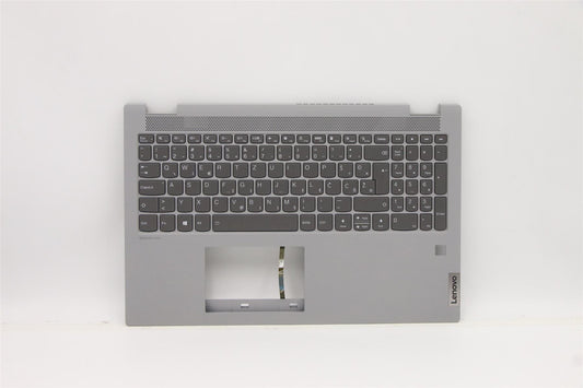 Lenovo Flex 5-15ALC05 Keyboard Palmrest Top Cover Slovenian Grey 5CB1B96200