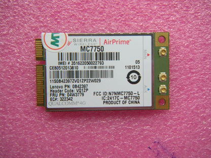 Lenovo FRU Gobi4 VLTE LTE Board 04W3779
