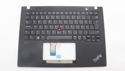 Lenovo ThinkPad T14s Gen 3 Keyboard Palmrest Top Cover Estonian Black 5M11G27196