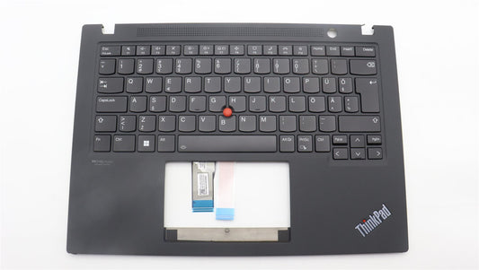 Lenovo ThinkPad T14s Gen 3 Keyboard Palmrest Top Cover Estonian Black 5M11G27196