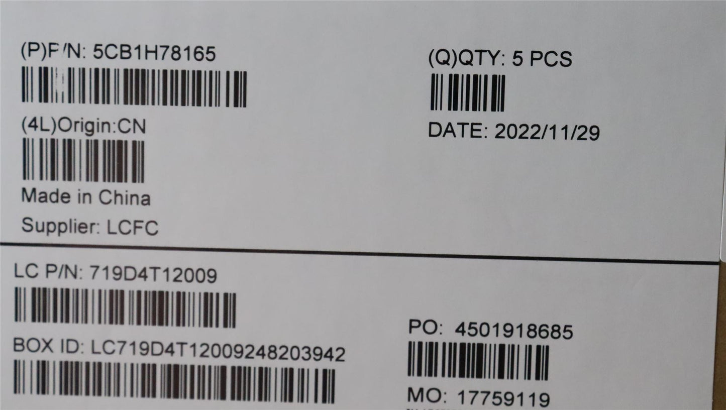 Lenovo Upper Case ASM_UKE L82RK FP MB BL 5CB1H78165