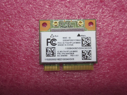 Lenovo Wireless,WLAN,FXN,8188EE HMC WiFi WLAN Foxconn Board 04W3808