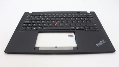 Lenovo ThinkPad X13 Gen 4 Keyboard Palmrest Top Cover Norwegian Black 5M11H94541