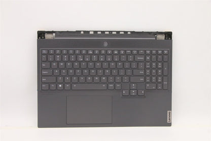 Lenovo Legion 7-16ACHg6 Keyboard Palmrest Top Cover US Europe Grey 5CB1C17310