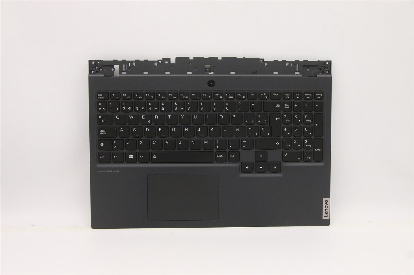 Lenovo Legion 5 15ARH05 Palmrest Cover Touchpad Keyboard Spanish Grey 5CB0Z27689